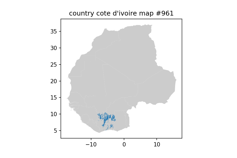 country_cote d'ivoire_map